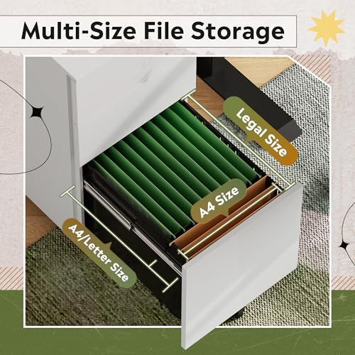 DEVAISE-White-File-Cabinet-Small-Filing-Cabinet-with-3-Drawers-with-Slim-Width-for-Home-Office-Rolling-Under-Desk-Cabinet-118-inch