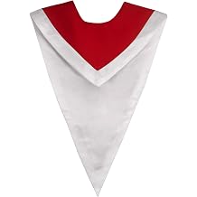 IvyRobes Unisex Reversible V Shape Choir Stole with Border