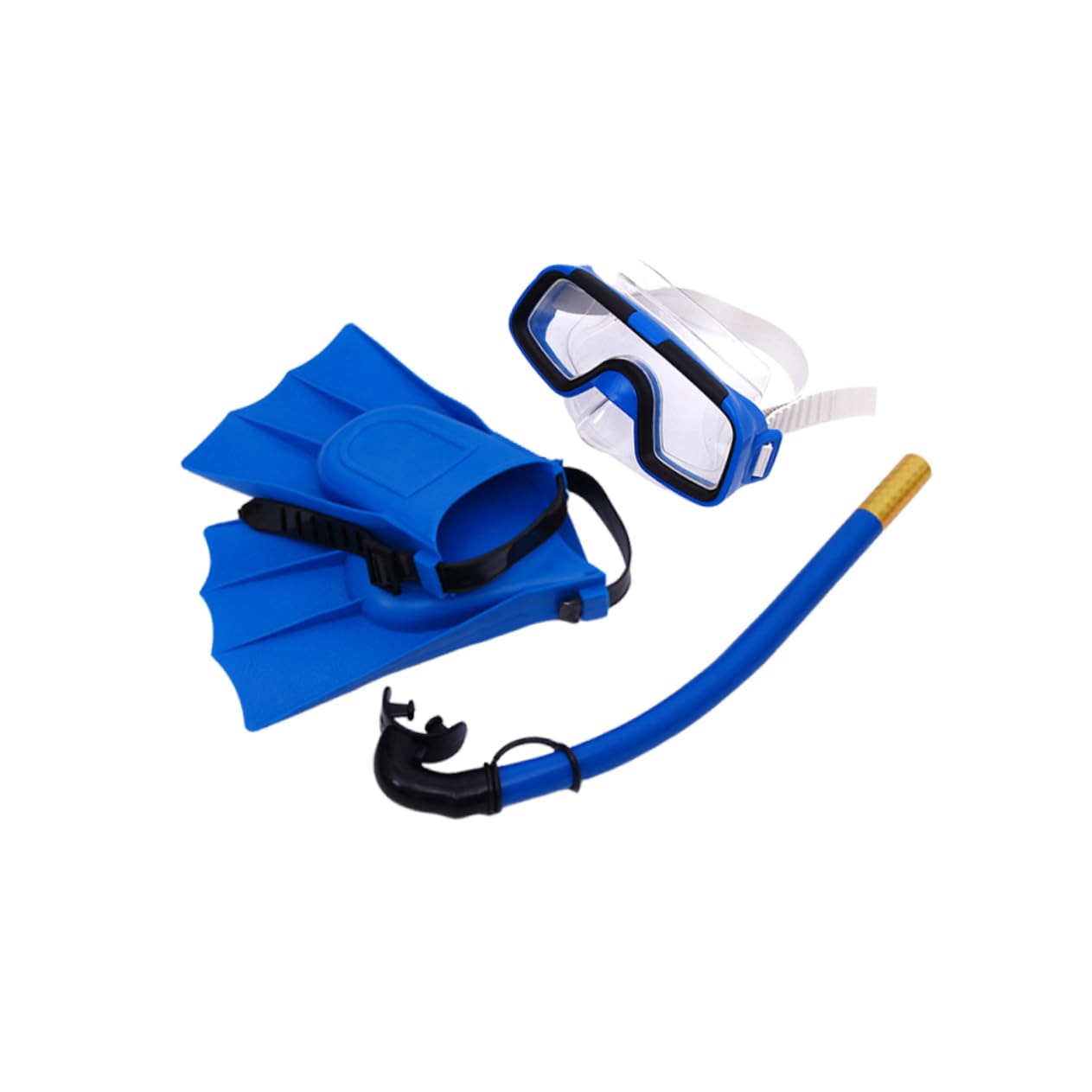 Yardwe Complete Snorkeling Gear for Boys and Girls Mask Goggles Snorkel Fins Set Diving Accessories 25-30 Size