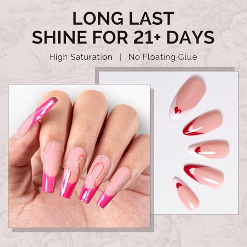 Image of MelodySusie 15ML Pink Nude Gel Nail Polish,Nails Soak Off UV LED Cinnamon Pink Gel Polish Gift for Women Nail Art Manicure Salon DIY Nail Design Decoration at Home-A2404