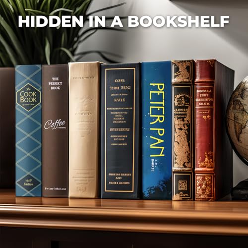 Sekam Book Safe with Combination Lock, Hidden Safe (24 x 15 x 5.5 cm) with Fireproof Bag, Secret Diversion Safe - Image 3