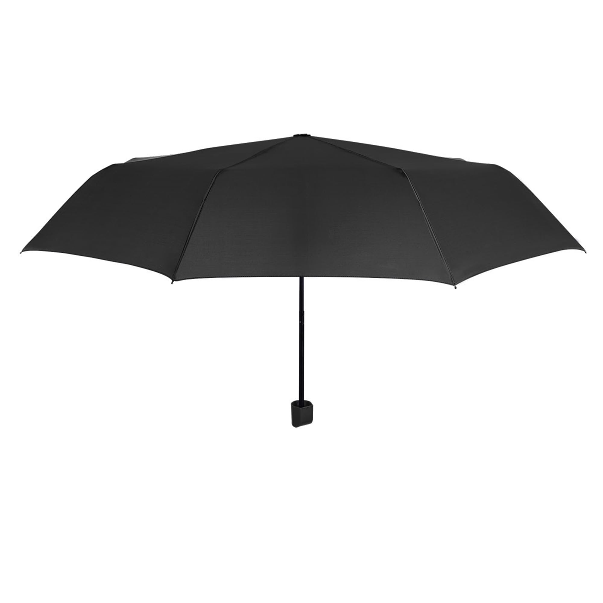 PERLETTI Folding Umbrella Manual Black 54 cm, Sport, Multicoloured (Multicoloured), One Size