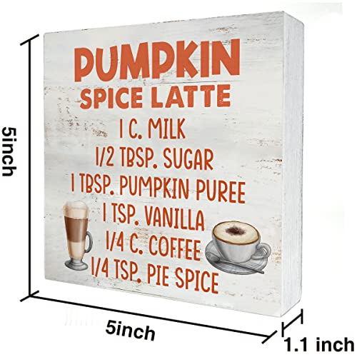 Rustic-Pumpkin-Spice-Latte-Wood-Box-Sign-Fall-Pumpkin-Autumn-Wooden-Box-Sign-Farmhouse-Home-Kitchen-Coffee-Bar-Desk-Shelf-Decor-5-X-5-Inch Rustic Pumpkin Spice Latte Wood Box Sign Fall Pumpkin Autumn Wooden Box Sign Farmhouse Home Kitchen Coffee Bar Desk Shelf Decor 5 X 5 Inch