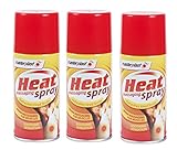 3 X 150ml Heat Massaging Spray Fast Relief Sports Sprains Injury Pains Deep Muscular