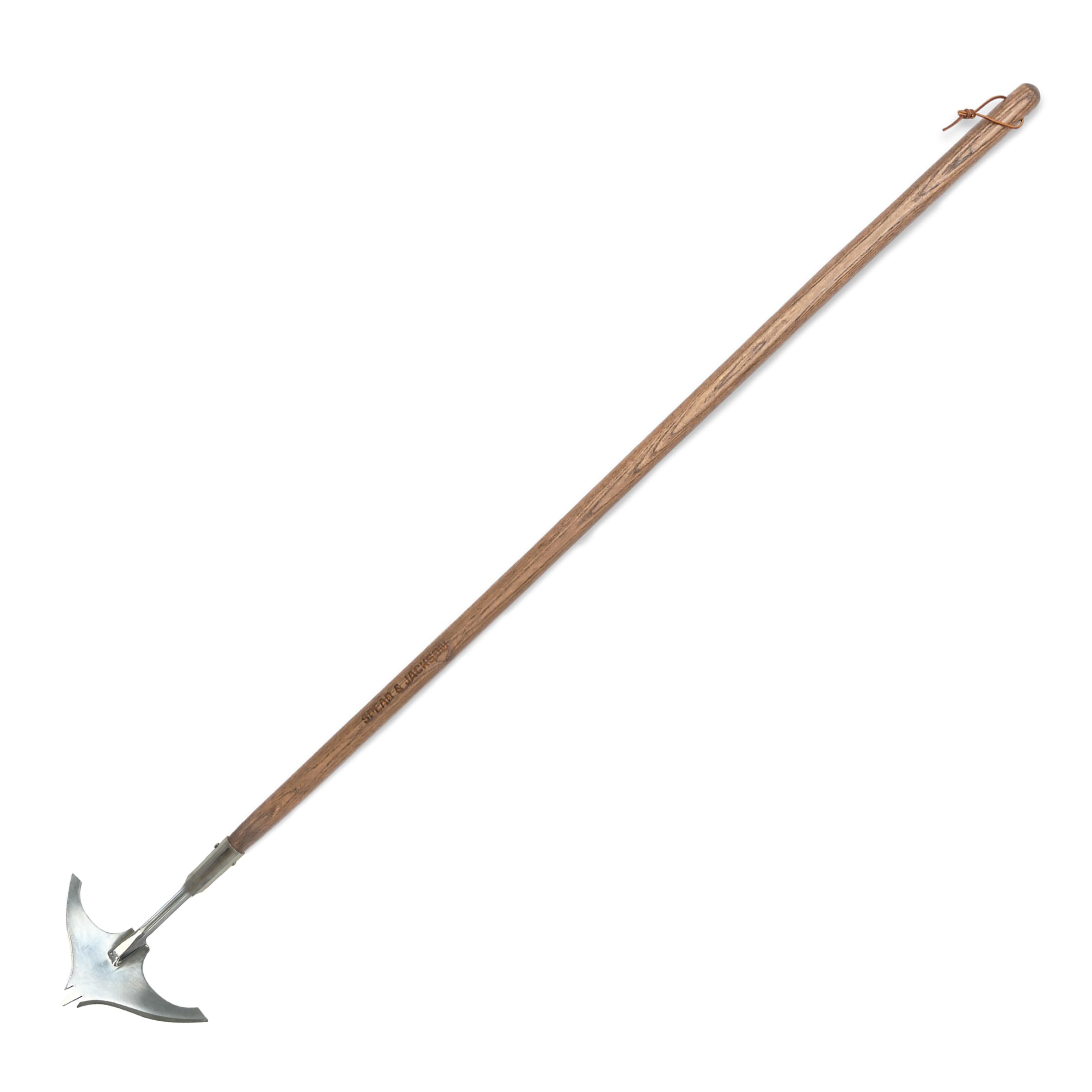 Spear & Jackson 4582LWH – Binette Ailée à Long Manche – Désherbeur de Précision en Acier Inoxydable pour Espaces Étroits, Terrasses et Graviers, Idéal pour Couper Les Racines des Mauvaises Herbes
