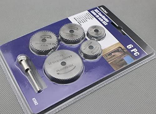 SHUANGYOU Tools Accessories Mini Drill Proxxon 6pc Hss Mini Circular Saw Blades Cutting Disc Accessories