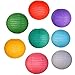 Just Artifacts 8 Assorted 8" Chinese Paper Lanterns (Assorted Colors, 8-Inch) - Item as Pictured