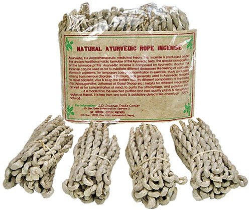 Natural Ayurvedic Rope Incense - Traditional Tibetan Style