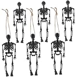 Utilisation polyvalente : convient pour les fêtes d'halloween, la décoration de la maison, les hôtels, les centres commerciaux et d'autres occasions, ajoutant une atmosphère festive, un squelette de simulation, une décoration de squelette suspendue