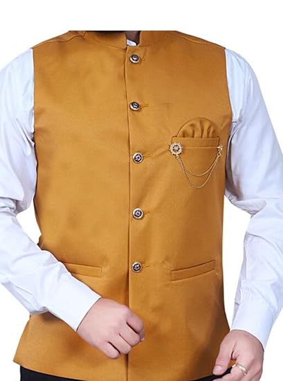 Men's Stylish Cotton Blend Nehru Jacket