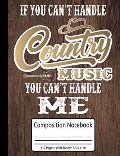 Grand cahier musique country ligné pour ne plus perdre ses notes