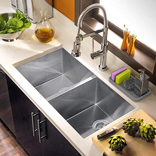 Image of ASEEM Silicone ; Rubber Kitchen Sink Organizer Rectangular Shape Tray,Matte Finish,Set Of 1,Grey