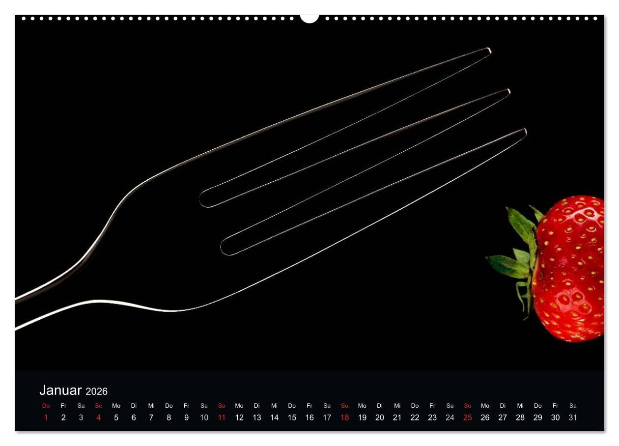 La Cucina (Wandkalender 2026 DIN A2 quer), CALVENDO Monatskalender: Liebe auf den schwarzen Blick (CALVENDO Lifestyle)