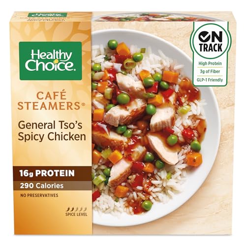 Comparison: Best Trader Joe'S Frozen Microwave Meals 10 Healthy Choice Cafe Steamers General Tso's Spicy Chicken, Convenient Microwave Meal Made With No Preservatives, Frozen Meal, 10.3 OZ Bowl