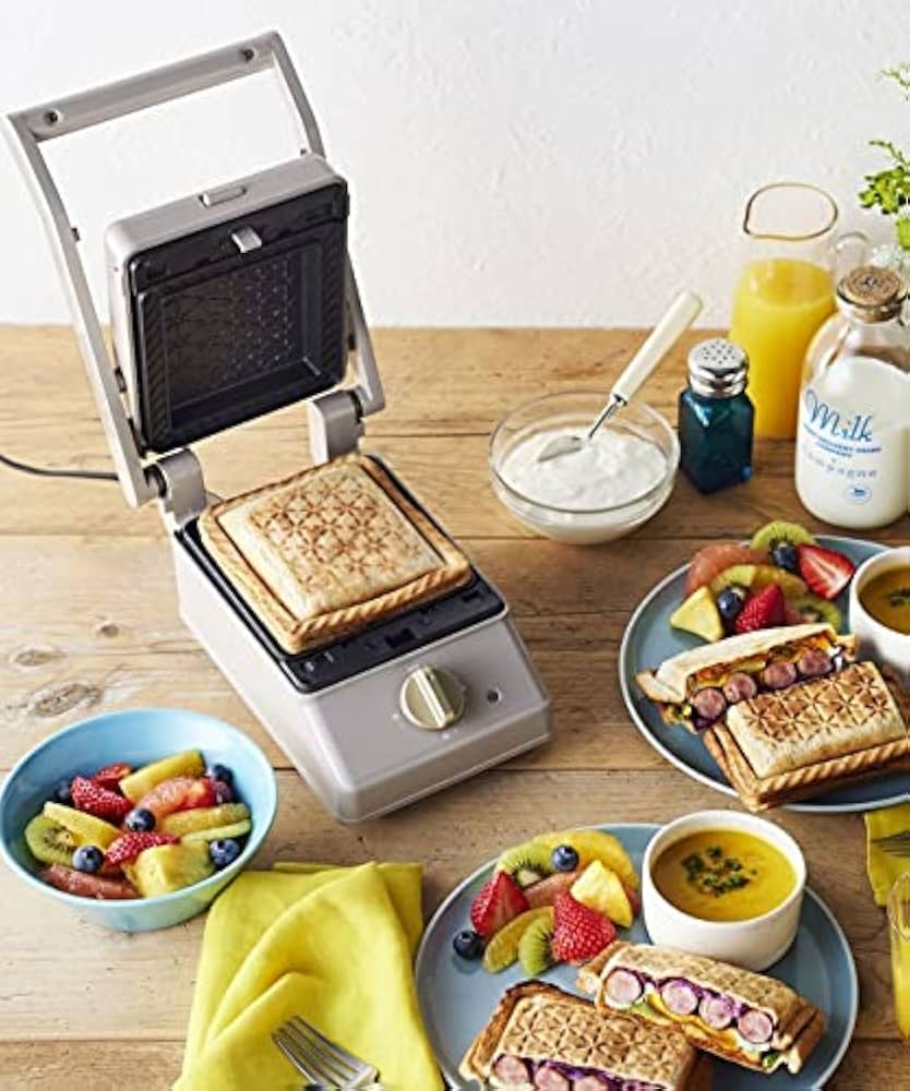 キッチン家電 BRUNO Hot Sand Maker Single Bruno Single sandwich maker, Waffle maker 120V BOE-083