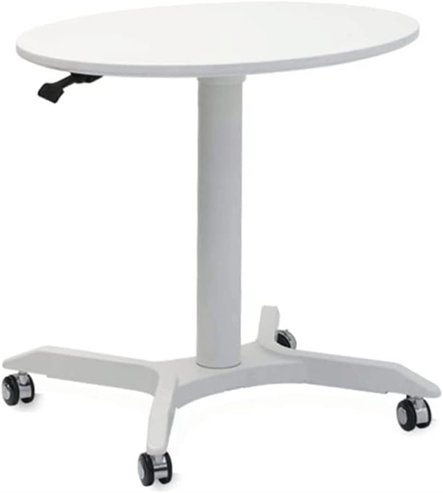 SDdPulse Luxury Overbed Table Height Adjustable Tilt Overbed Bedside Table with Wheels Multi-Purpose Mobile Standing Desk for and Home Use Portable