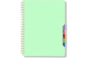 Notebook with Dividers: Organized Note Taking and Journaling