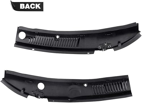 Miniatura 4 de PIT66 2 piezas, panel de rejilla de ventilación para limpiaparabrisas compatible con 99-04 Ford Mustang GT SVT