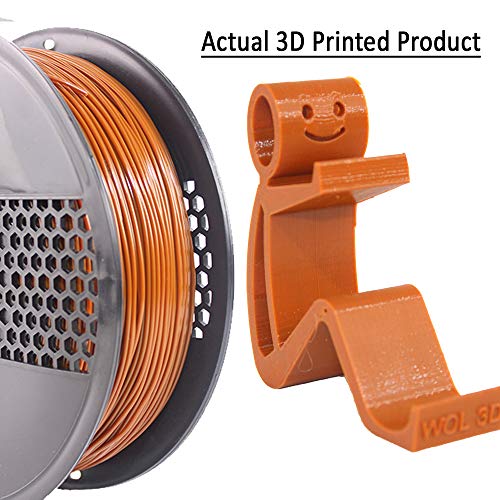 Image of WOL3D 1kg 2026 New PLA PRO+ with Improved Formula (Chocolate Brown) Made in India 3D Filament.