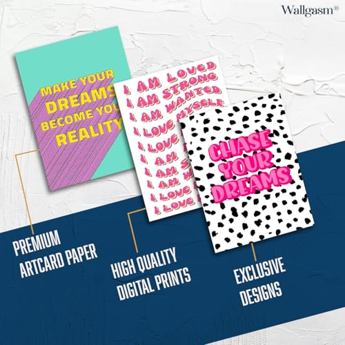 Image of Wallgasm Pinterest Aesthetic Room Posters - Pack of 30, 10 x 15 cm 300GSM | Aesthetic Wall Art - Set For Room, Bedroom, Gym, Office