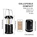 yodo 2 Pack LED Collapsible Camping Lantern,Black