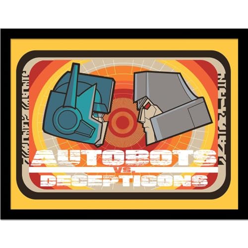 Transformers - Poster encadré AUTOBOTS (30 cm x 40 cm) (Multicolore)
