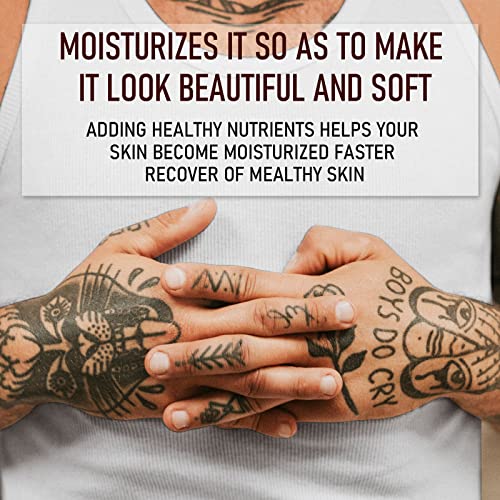 Austine Tattoo Butter Aftercare,Tattoo Brightener Balm For New & Older Tattoos.Natural Organic Tattoo Cream.(1.06Oz) thumb #4