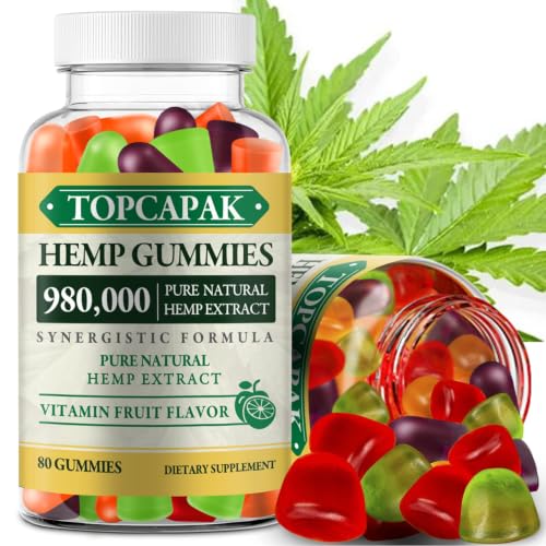 TOPCAPAK Extra Strength Hemp Gummies