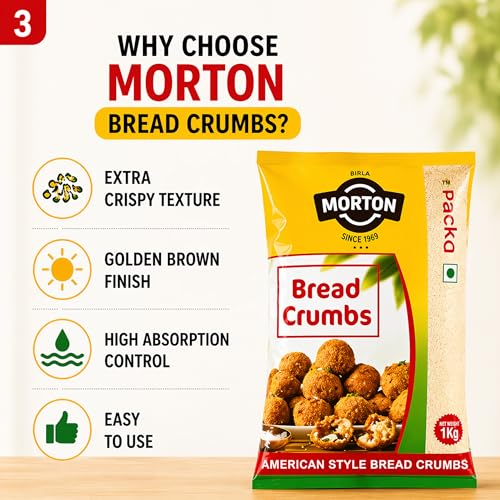 Image of Morton By Birla American Style Bread Crumbs 1 Kg