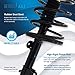 Detroit Axle - 2pc Front Struts for Chrysler Town & Country Dodge Grand Caravan Plymouth Voyager, Struts & Coil Spring Replacement Quick Install Ready Struts Shocks Assembly