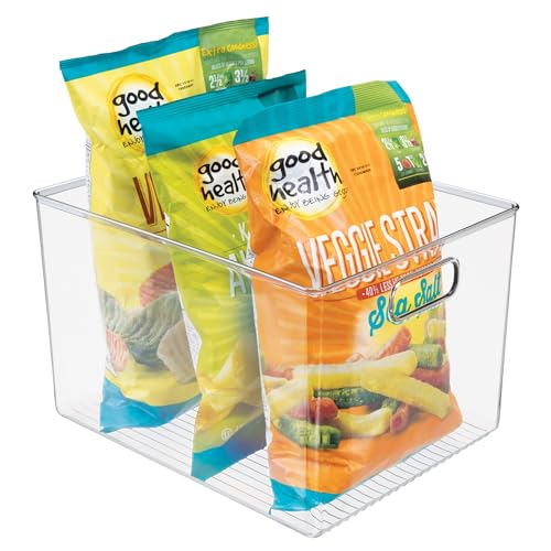 iDesign Linus Multi-Purpose Storage Bin with Handles for Kitchen, Pantry,