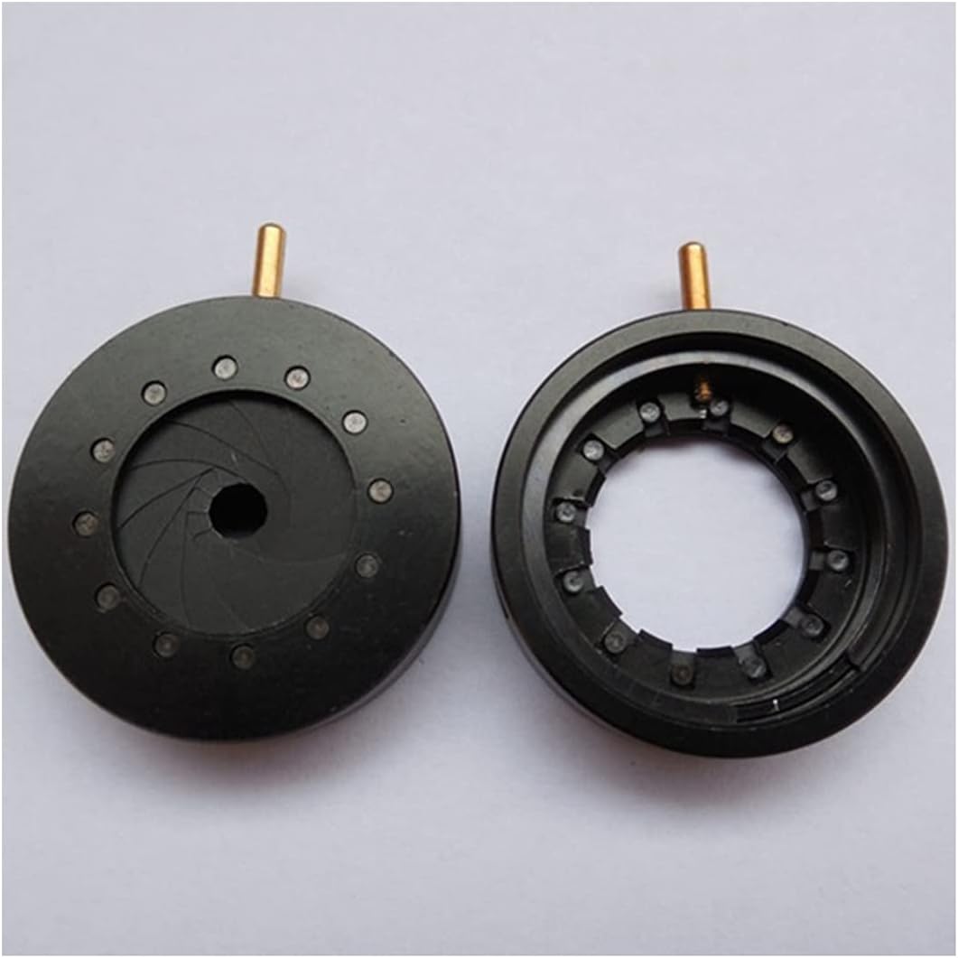 HCHL Accesorios para microscopios 1 PC Apertura 0.5-16mm for el láser de la cámara del microscopio, 12 Cuchillas Diafragma Ajustable Universal