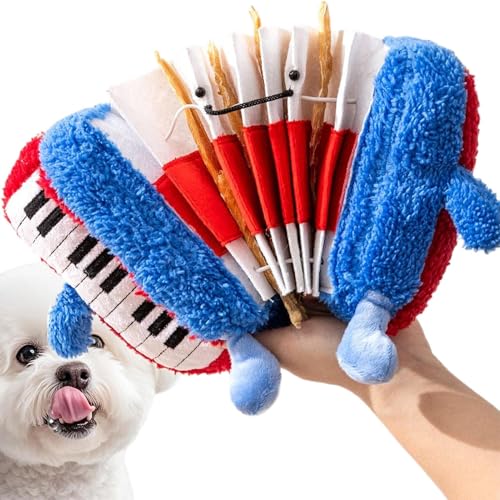 Tyinerc Giocattolo Cigolante Per Cani - Giocattoli per Addestramento Cuccioli a Forma di Fisarmonica | Giocattolo Per Cani A Forma Di Cibo Tibetano,Per Proprietari e Addestratori Interno Esterno Casa
