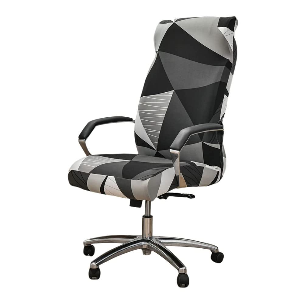 Coprisedia Elasticizzato Per Ufficio - Fodera Lavabile Universale Per Sedie Girevoli - Foto 2