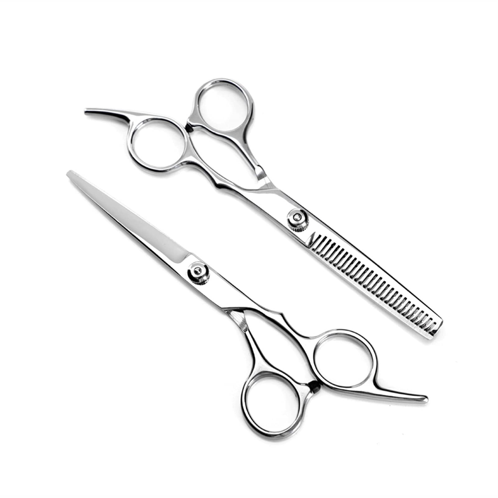 Haarschneideschere Friseurschere Haarschere-Schneiden ausdünnen Styling-Werkzeug-Edelstahl-Salon-Friseur-Schere-Tool 6 Zoll Friseurschere/Haarschere (Color : 1)
