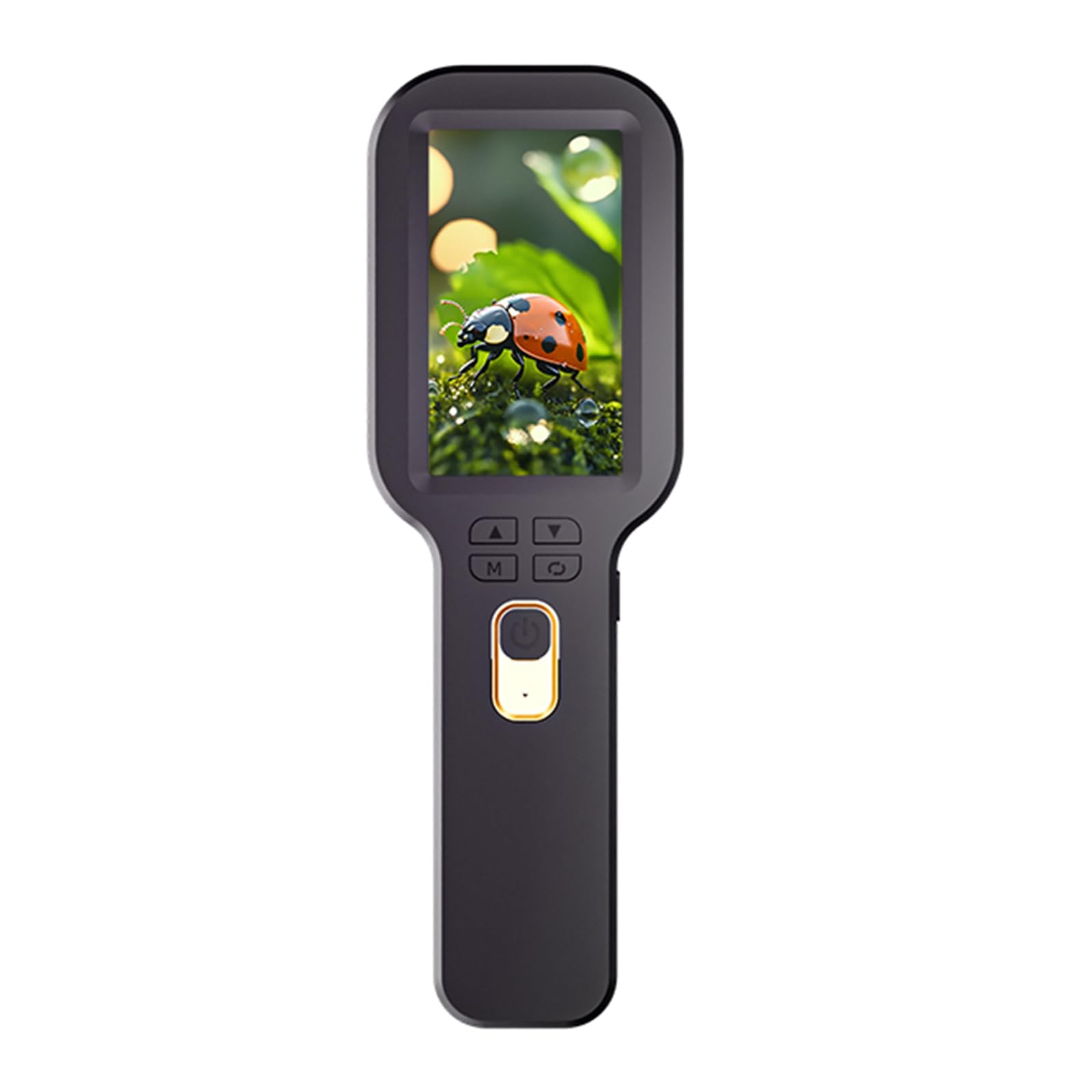 Microscopio digital apto para ancianos, pantalla de 3 pulgadas, 12 MP, lupa de mano con luz LED integrada, lupa de arqueología inalámbrica