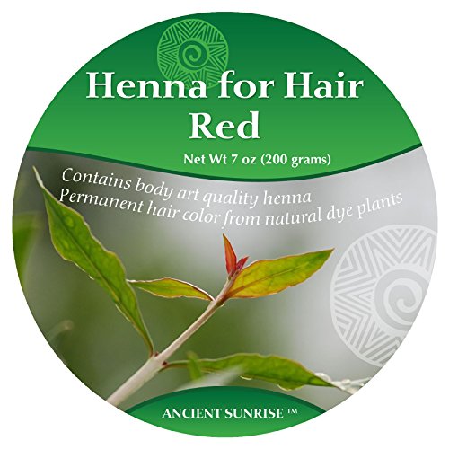 Ancient Sunrise Henna para cabello rojo kit sin PPD miniatura 2