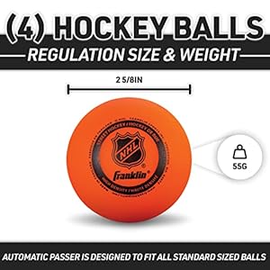 Franklin Sports NHL Automatic Hockey Ball Passer Machine - Kids One Timer Shooting Practice Trainer - Perfect Youth Hockey Training Equipment + Toy, 27" Franklin Sports NHL Automatic Hockey Ball Passer Machine Kids One Timer Shooting Practice Trainer Perfect Youth Hockey Training Equipment Toy 27