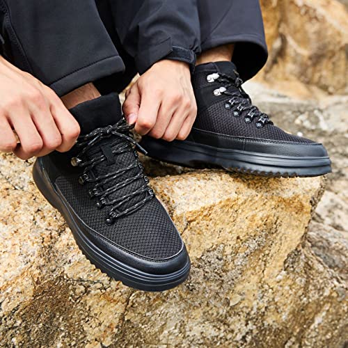 OrthoComfoot Men's Orthopedic Hiking Boots, Water Resistant Outdoor Walking Shoes for Plantar Fasciitis, Light-Weight Casual Sneakers for Ankle and Foot Pain Relief3