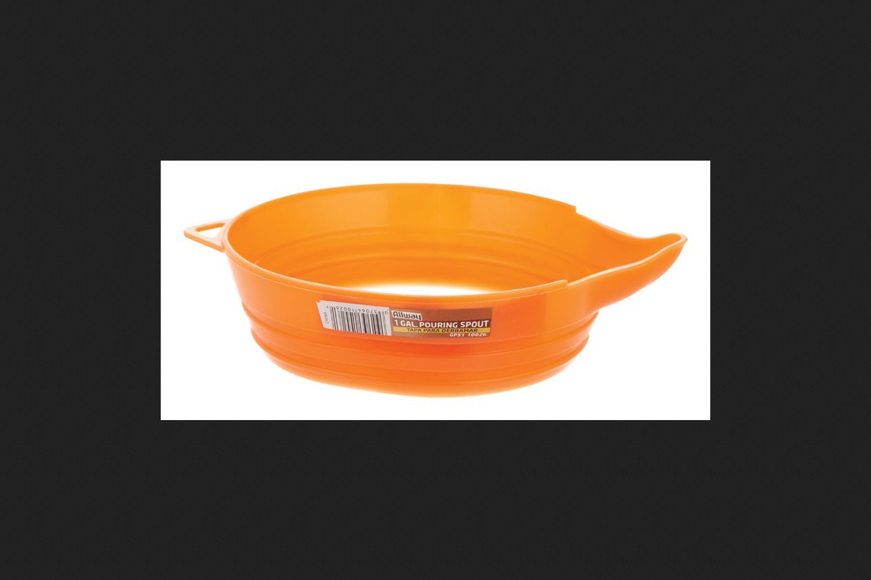 Allway 1.38 in. W x 8.13 in. L Orange Paint Can Spout
