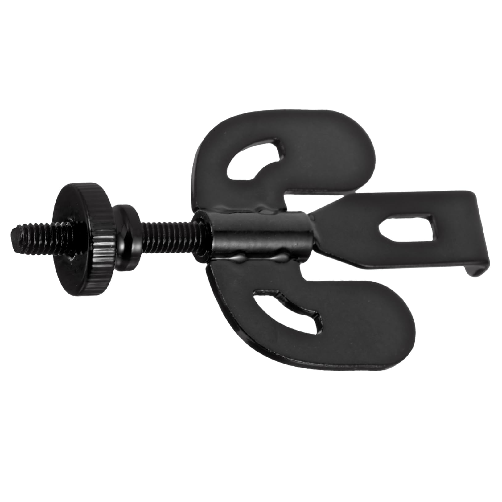 DOITOOL 5 Pièces Serrure de sécurité antivol portable door lock serrure de porte portative arrêt à l'intérieur verrouillage de la porte para serrure pour porte verrou de sécurité 304 Black
