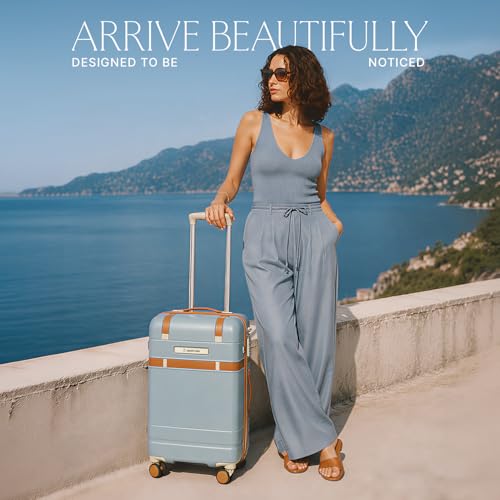Image of uppercase Chester Cabin Size Trolley Bag for Travel | 360 8 Wheels Hard Luggage with TSA Lock, Anti-Theft Zippers | Hard Sided Polycarbonate Small Suitcase for Both Men & Women (Grey)