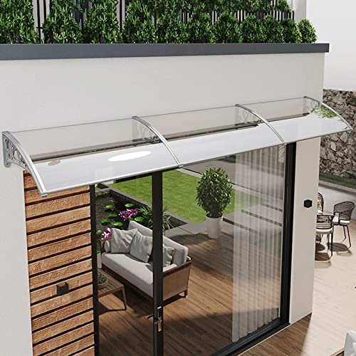 UV-Regen-Schneeschutz Haustürdach,Transparente Fenster-Regenschutz...