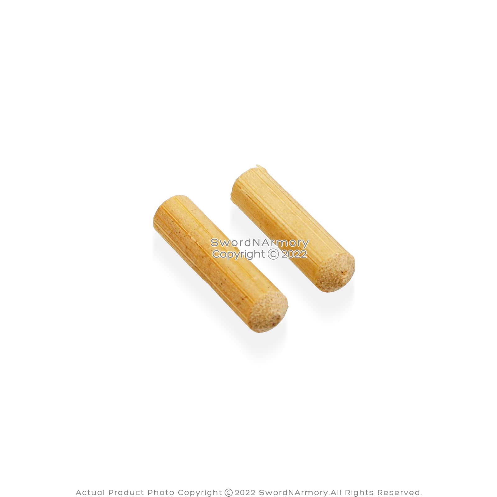 Munetoshi Smoked Wood Mekugi for Japanese Swords 2 Pc Set
