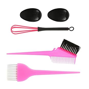 ヘアダイブラシ 髪染め 毛染め ヘアカラー ボウル イヤーキャップ 美容院 自宅 毛染めセット ヘアダイブラシ 髪染め 毛染め ブラシ ヘアカラー
