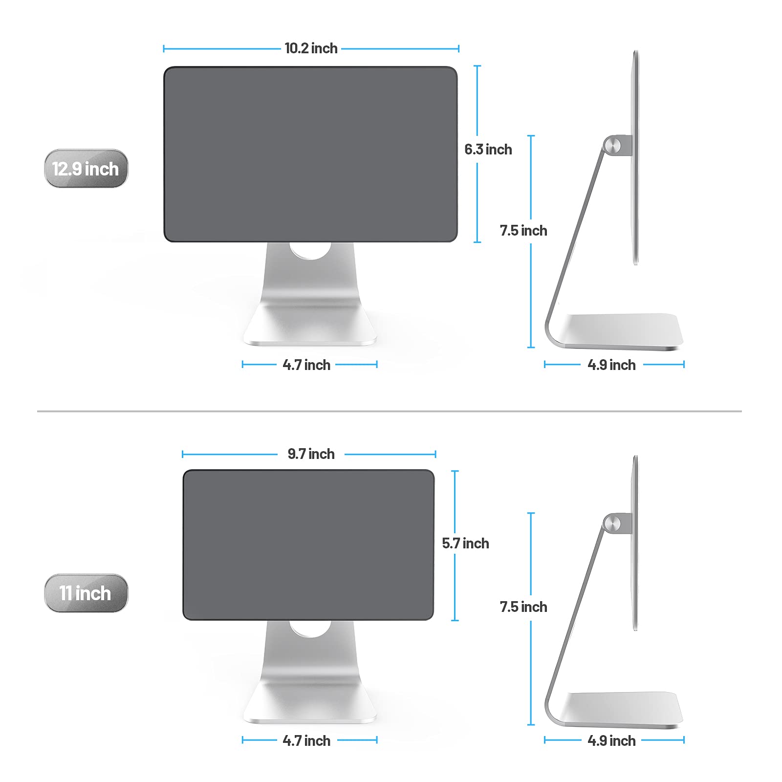 Amazon.co.jp: Lululook Urban Magnetic iPad Proスタンド、Apple iPad
