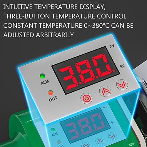 MáQuina De Solda De PláStico TermofusíVel Com Visor Digital, Soldador Por FusãO De Tubos, CabeçAs De