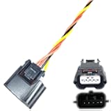 1PCS 4PIN Mass Air Flow Sensor Connector Plug Pigtail Harness 2014-2018 Replacement for Nissan Altima Juke Sentra Rogue AFH60M-48 22680-BV01A 22680-BV80B 22680-5RF0A 1000444-02 AFH60M-55