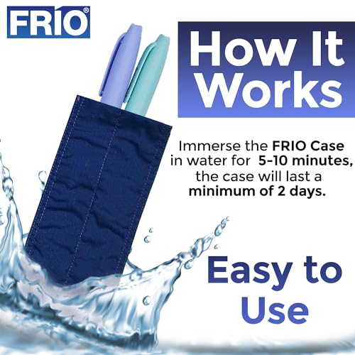 frio duo insulin cooler wallet - keep medication cool for 45 hours insulin bag - perfect for travel and everyday use