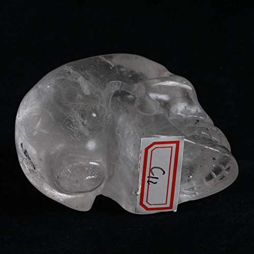 Hjt Hongjintian Natural Quartz Crystal Skull 1.97" H 0.32Lbs ¡­ #TOP5